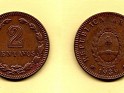 Moneda Nacional - 2 Centavos - Argentina - 1939 - Bronce - KM# 38 - 20 mm - 0